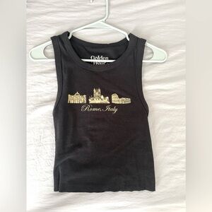PACSUN (golden hour line) Rome Italy cute design tank top. Excellent condition.